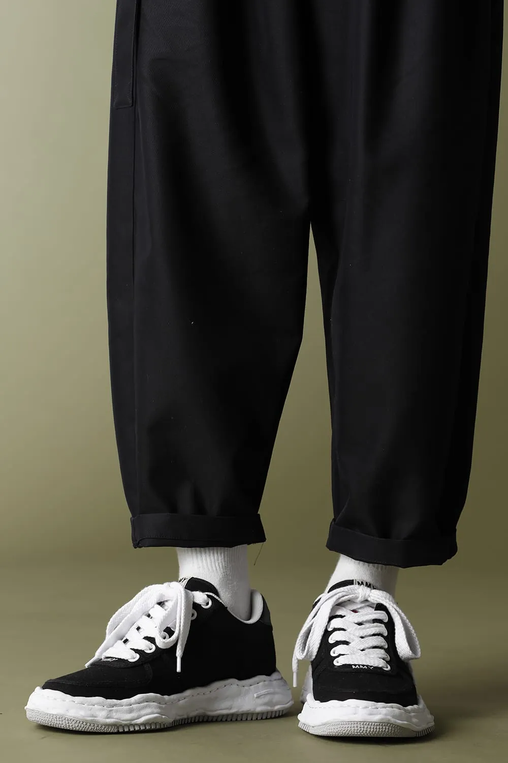 -WAYNE low- original sole canvas Low-Top sneakers Black