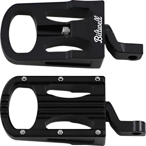 1620-2175 - BILTWELL XL Step Footpegs - Black 7006-203-02
