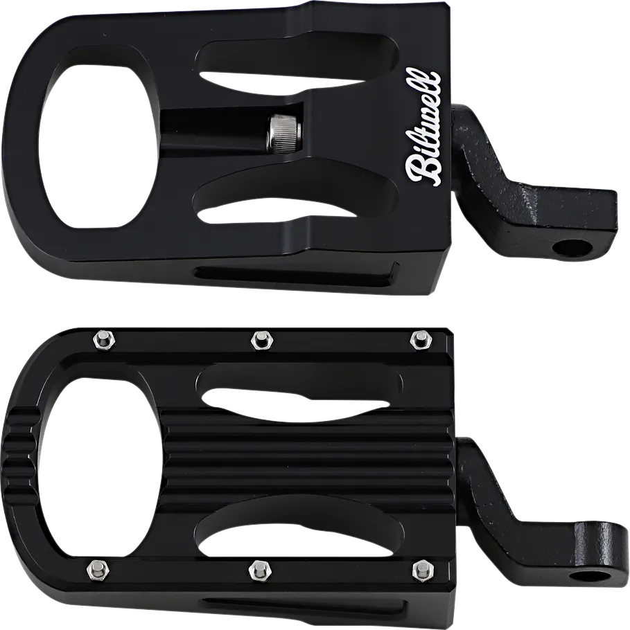 1620-2175 - BILTWELL XL Step Footpegs - Black 7006-203-02