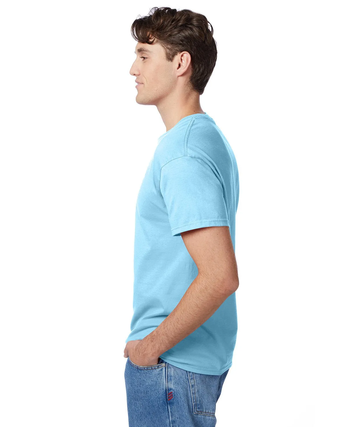 5250T-Hanes-AQUATIC BLUE