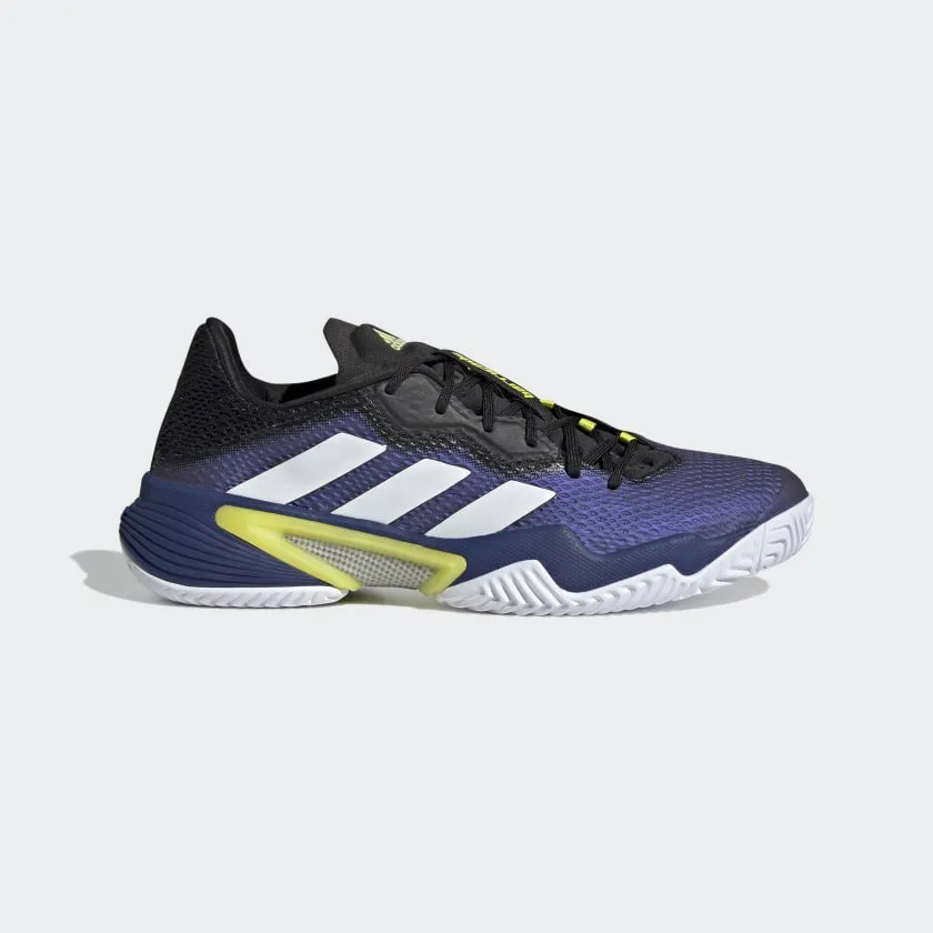 adidas BARRICADE Tennis Shoes | Black-Blue | Men's