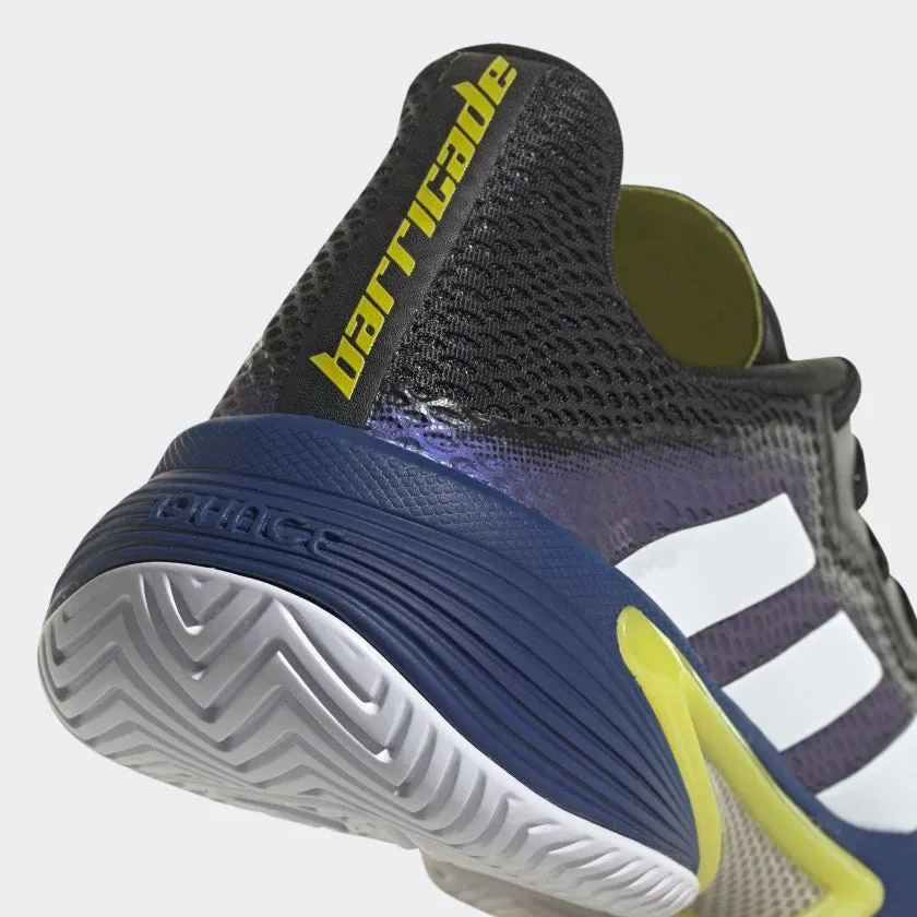 adidas BARRICADE Tennis Shoes | Black-Blue | Men's