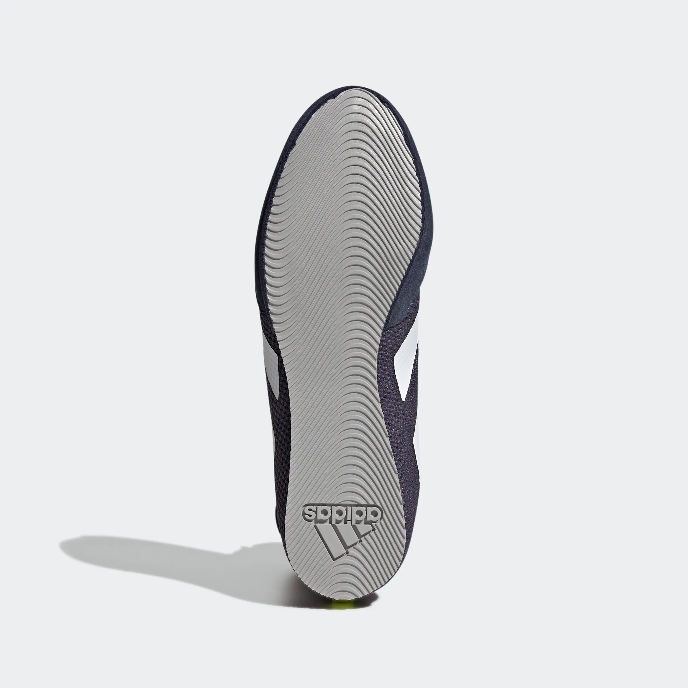 adidas BOX HOG 3 Boxing Shoes | Lucid Yellow-Core Navy | Men's