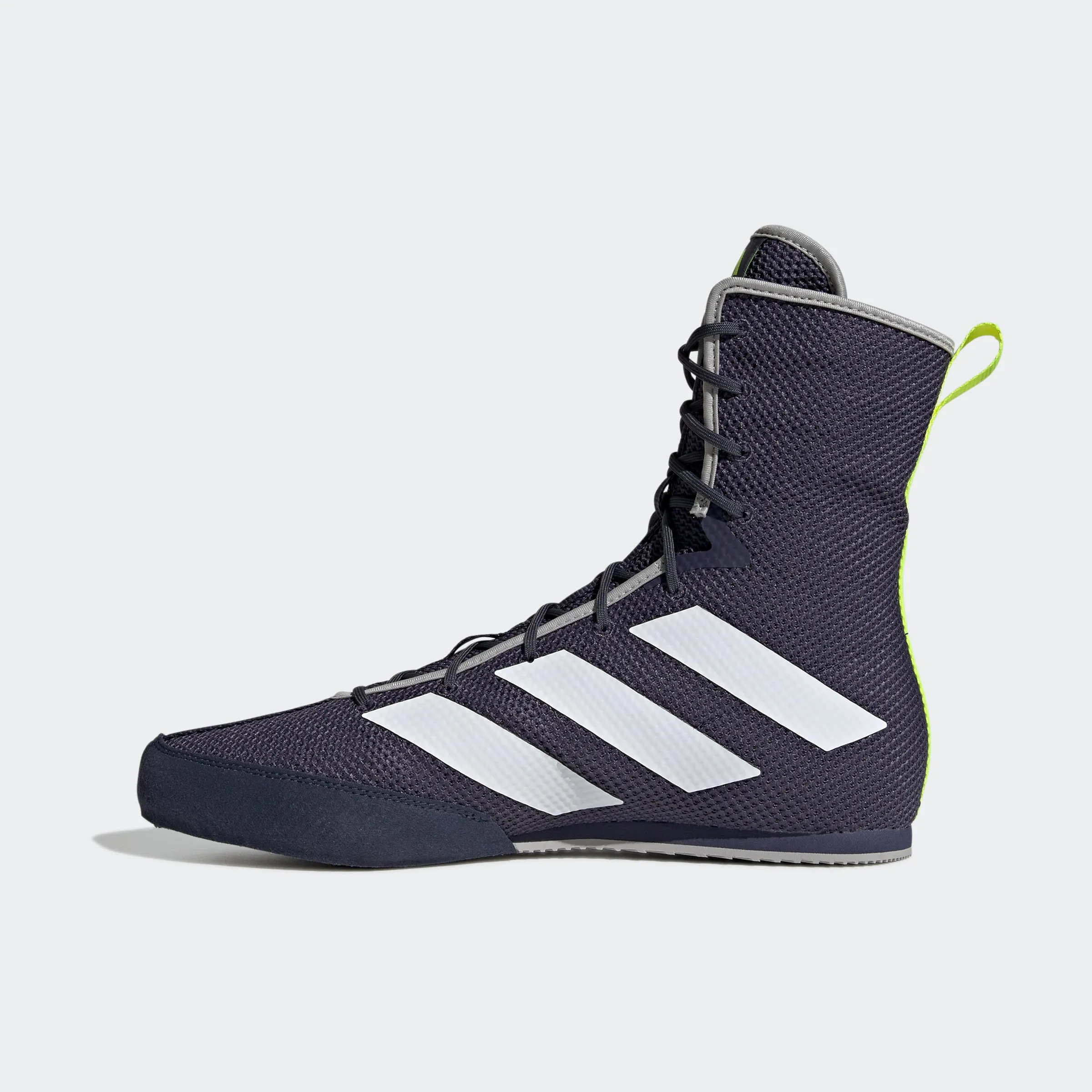 adidas BOX HOG 3 Boxing Shoes | Lucid Yellow-Core Navy | Men's