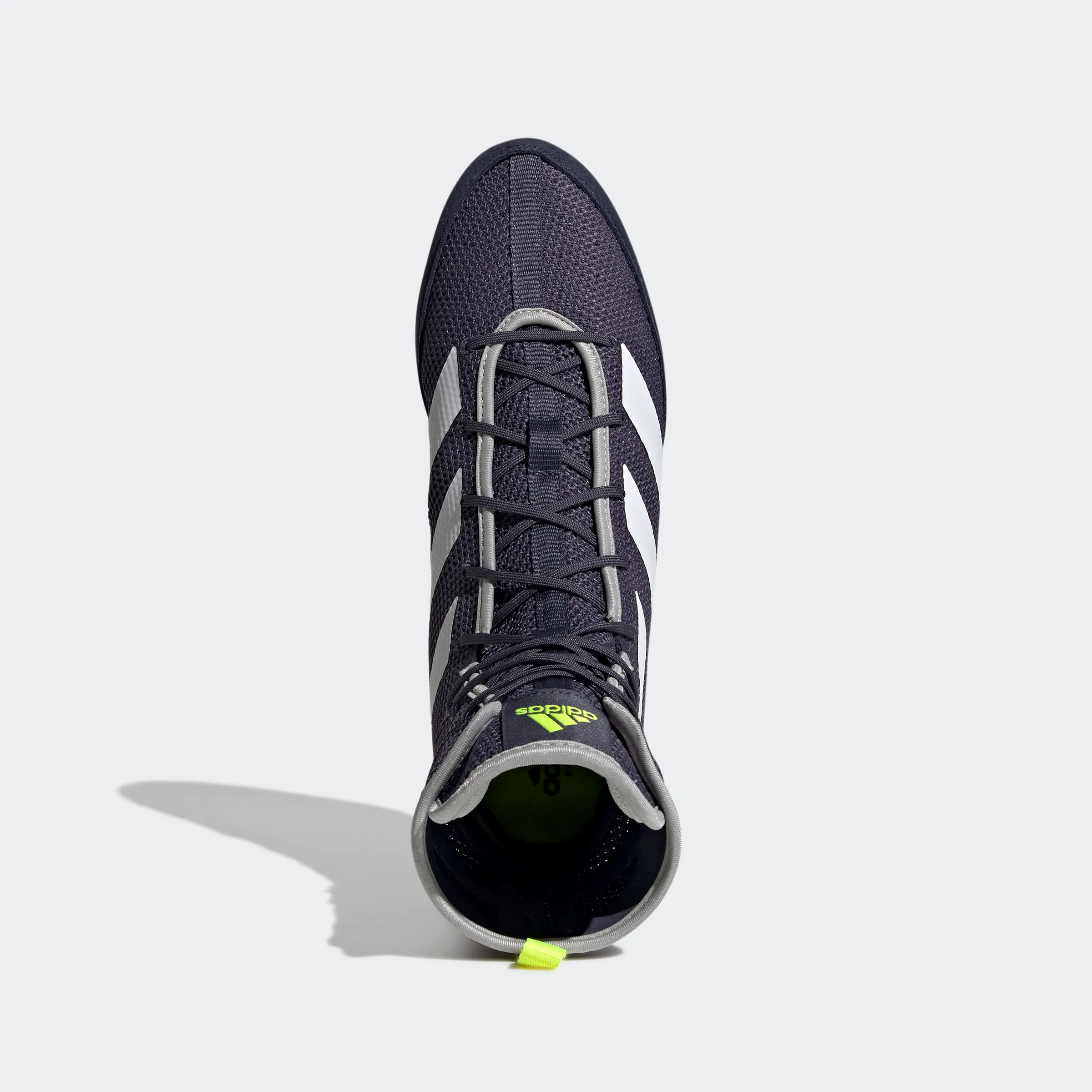 adidas BOX HOG 3 Boxing Shoes | Lucid Yellow-Core Navy | Men's