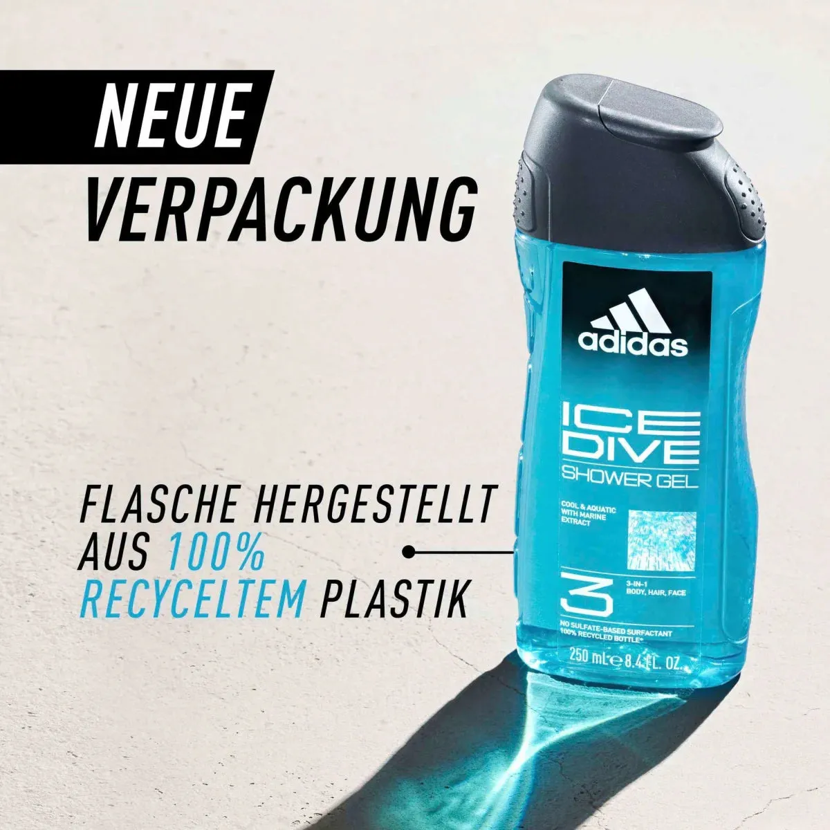 Adidas Men Ice Drive 3 in1 Gel (Hair Body Face)