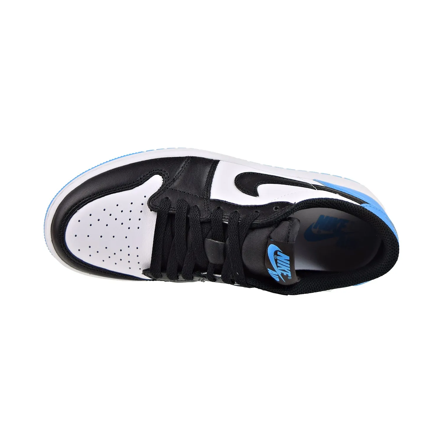 Air Jordan 1 Low Women's Shoes Black-Dark Powder Blue