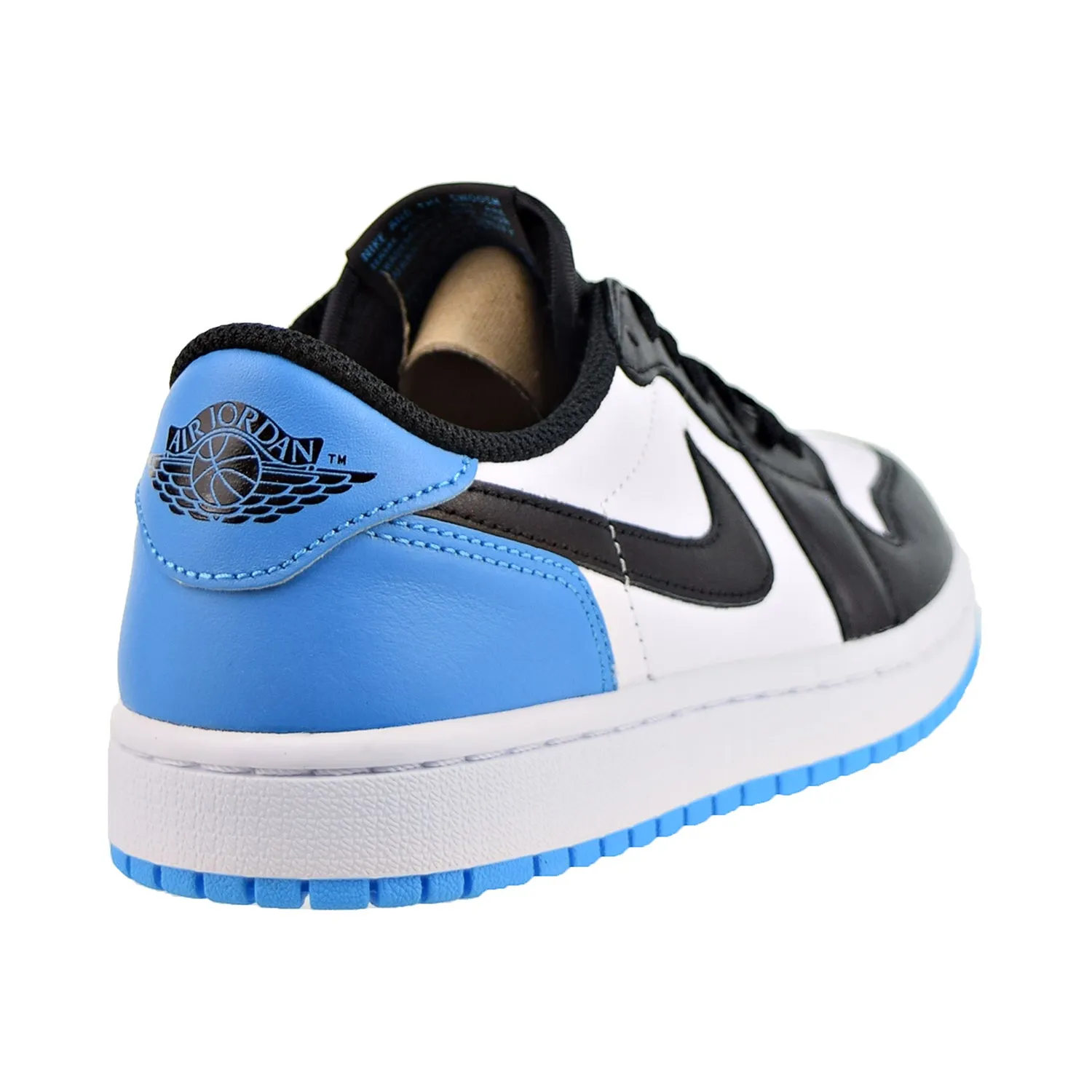 Air Jordan 1 Low Women's Shoes Black-Dark Powder Blue