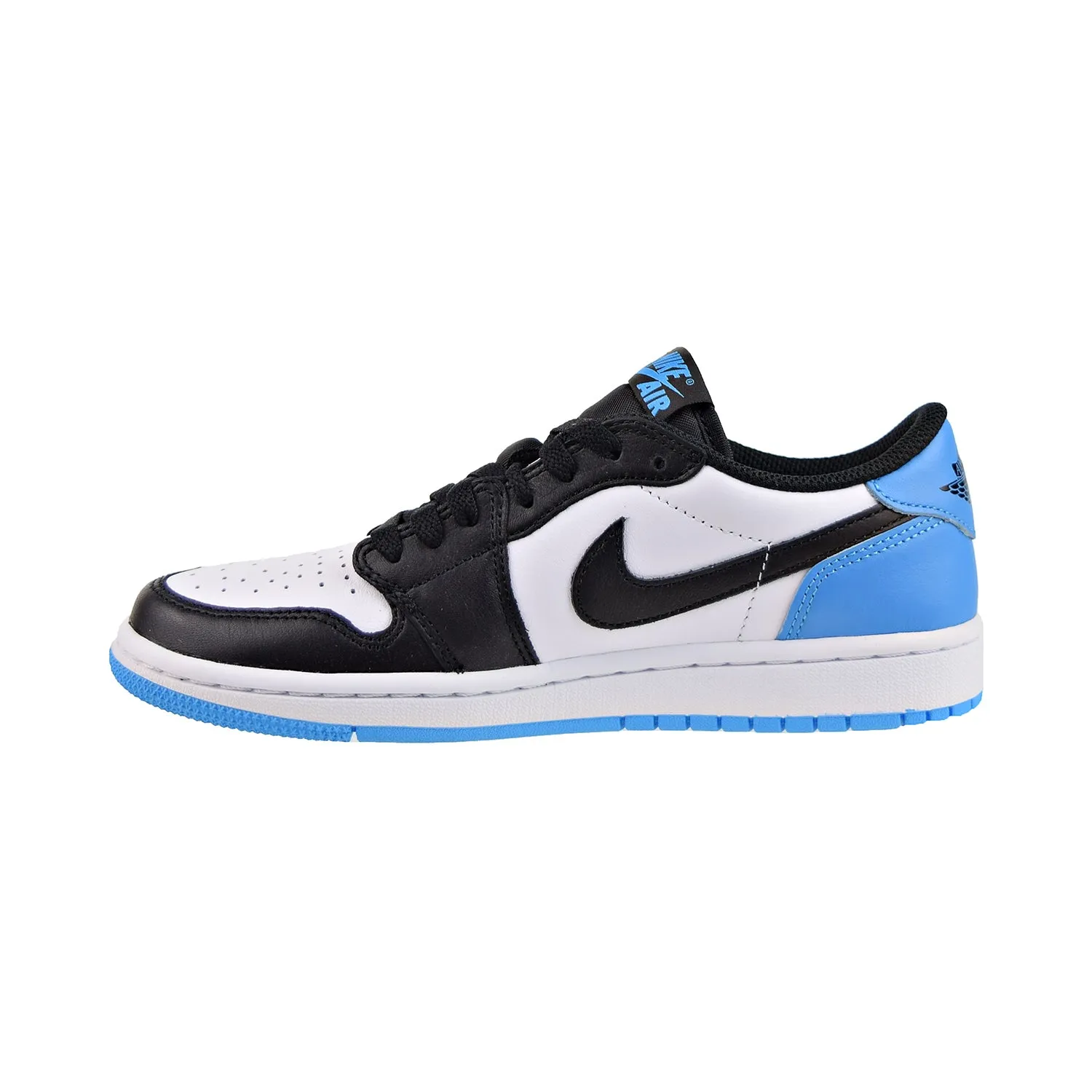 Air Jordan 1 Low Women's Shoes Black-Dark Powder Blue