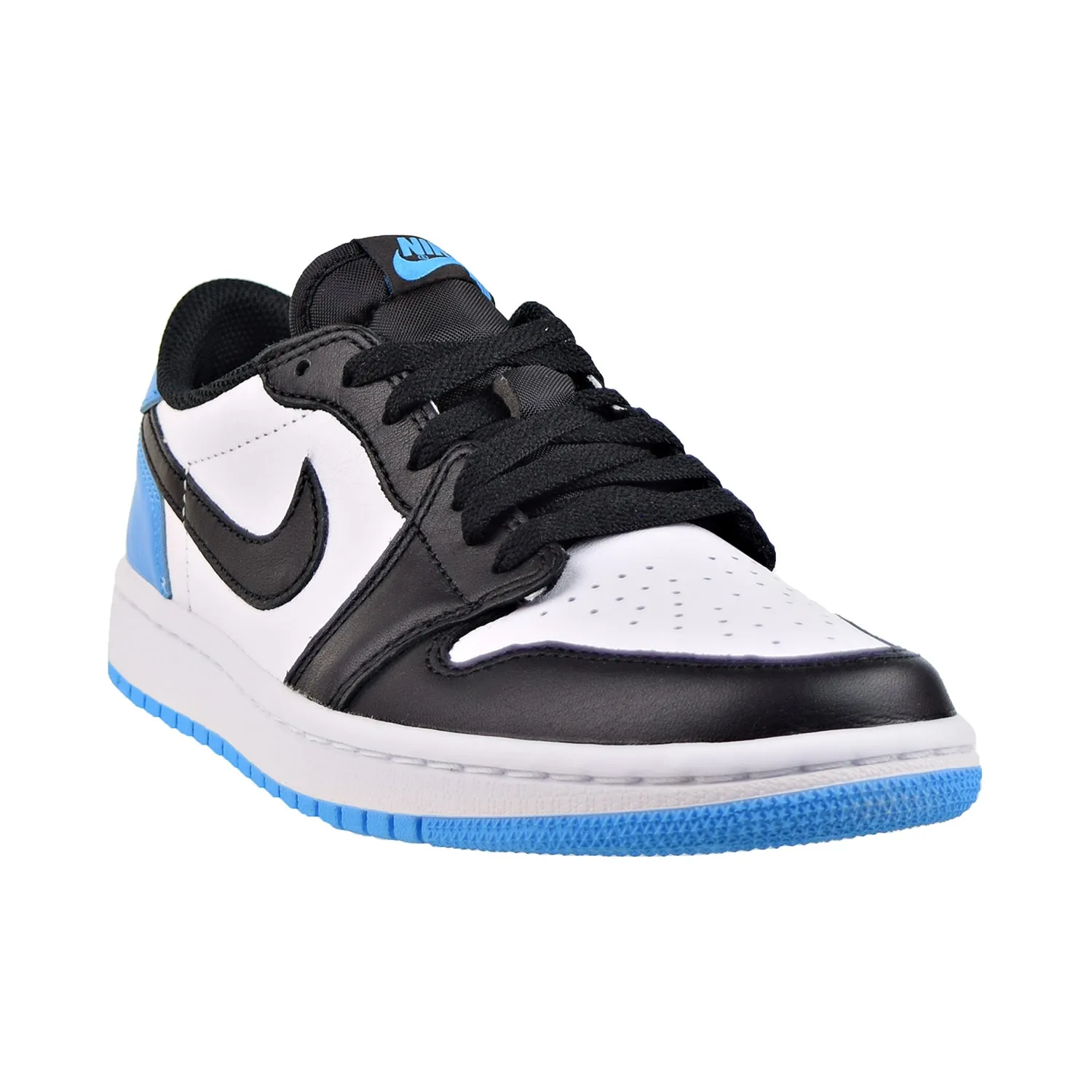 Air Jordan 1 Low Women's Shoes Black-Dark Powder Blue