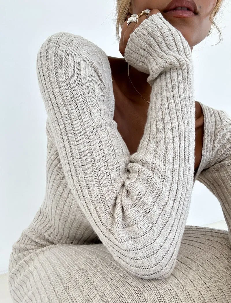 Alpine Maxi Dress | Natural