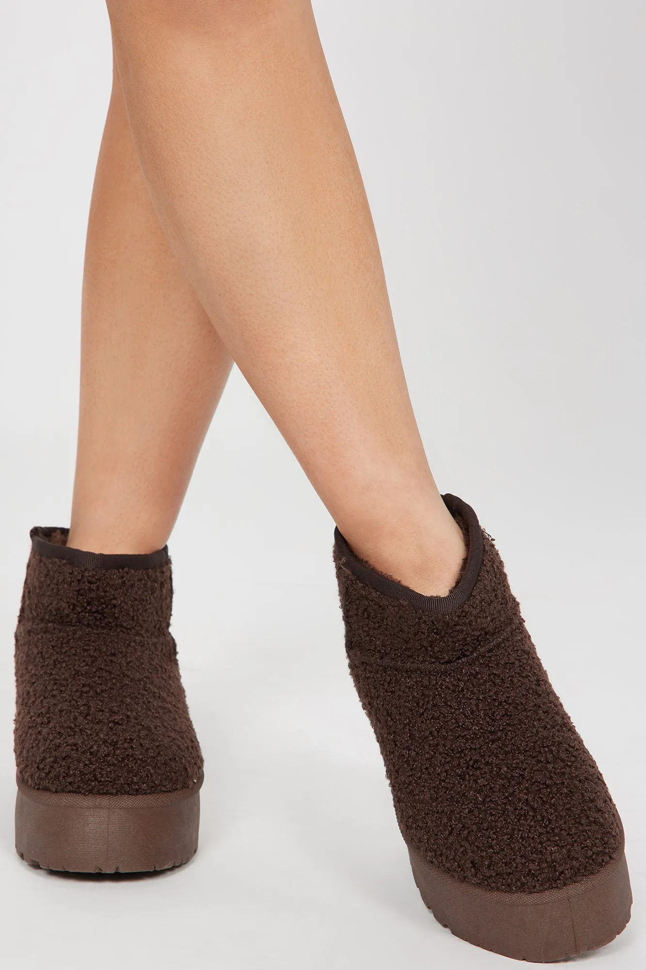 Always Cozy Booties - Brown