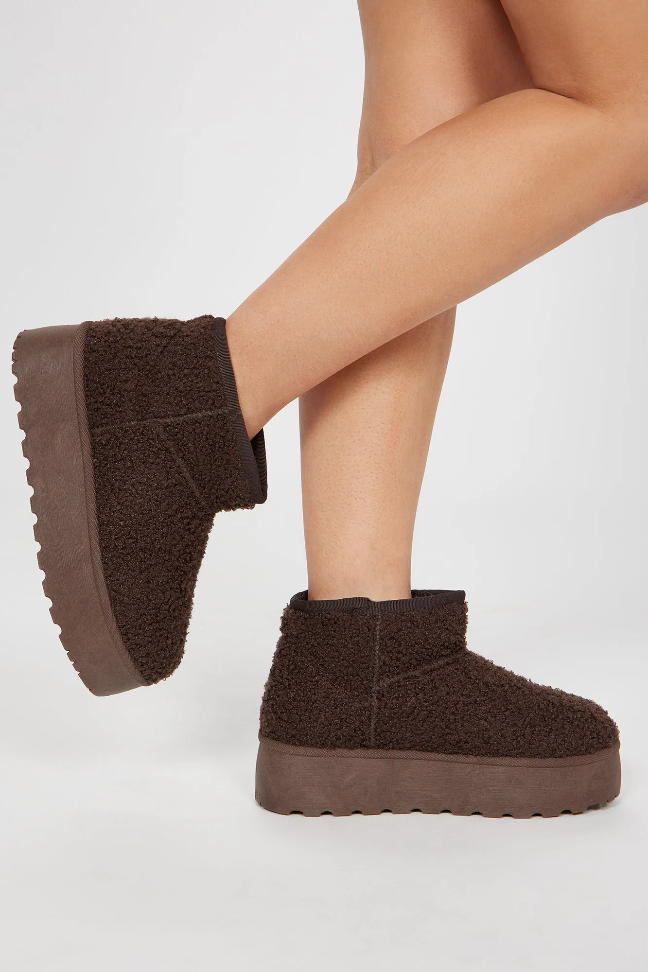 Always Cozy Booties - Brown