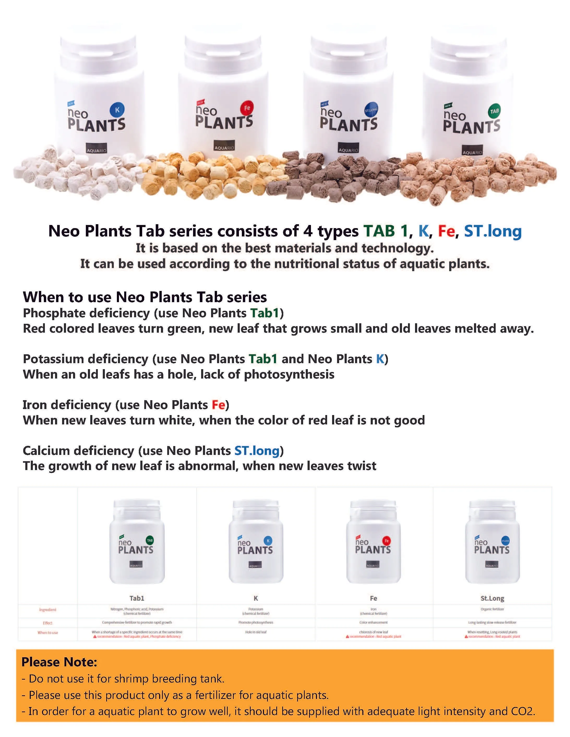 Aquario Plant Tab K