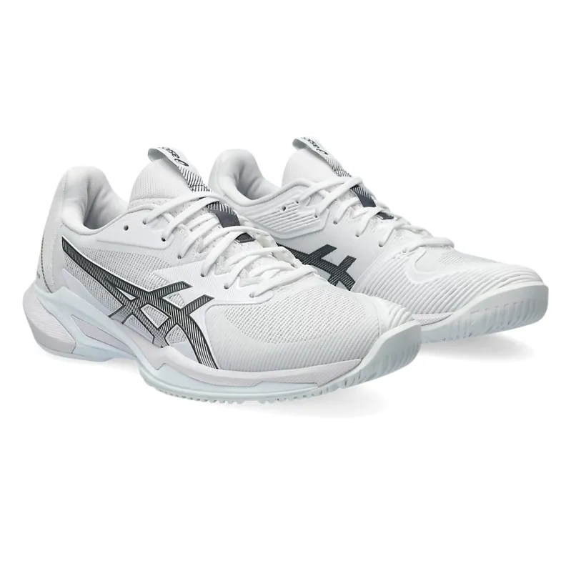 Asics Solution Speed FF3 White & Metropolis Women's Tennis Shoes