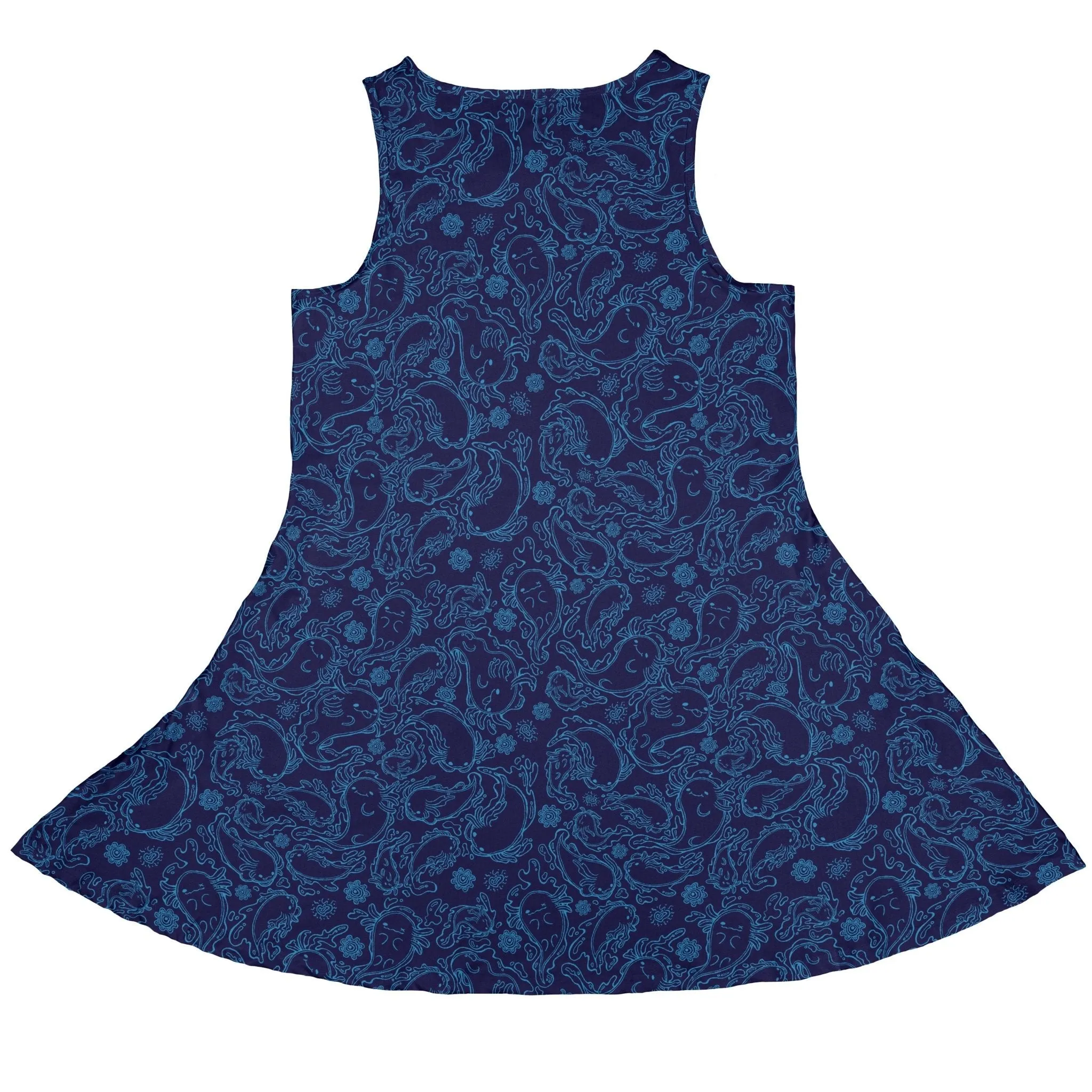 Axolotl Waterbending Salamanders Dress