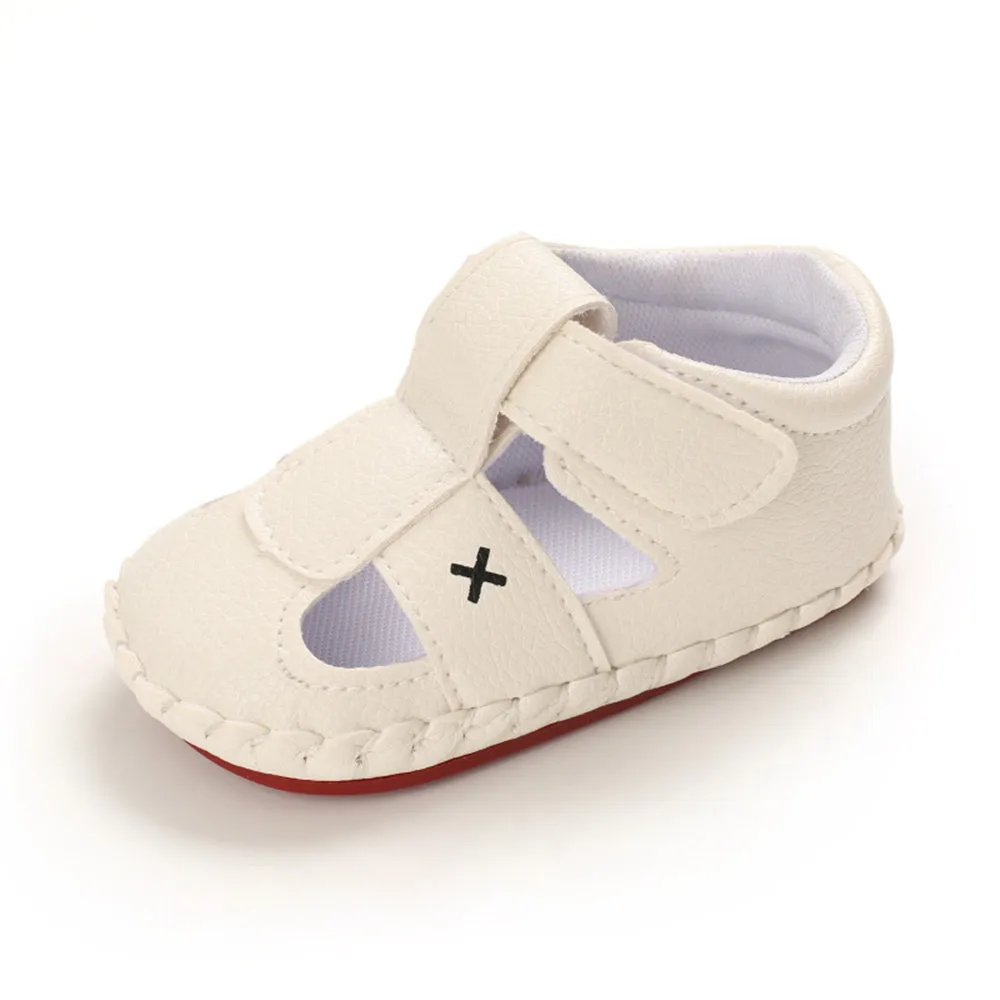 Baby Boys Solid Magic Tape Sandals Wholesale Child Shoes