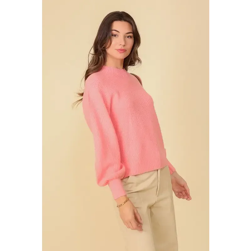 Balloon Puff Sleeve Sweater