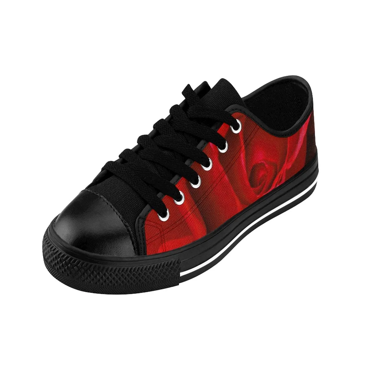 Beautiful Red Rose Women's Sneakers