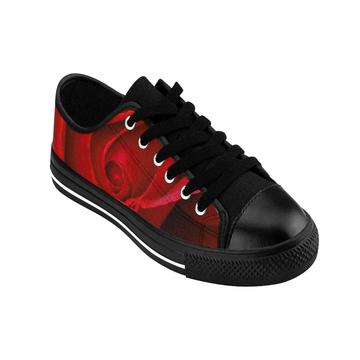 Beautiful Red Rose Women's Sneakers