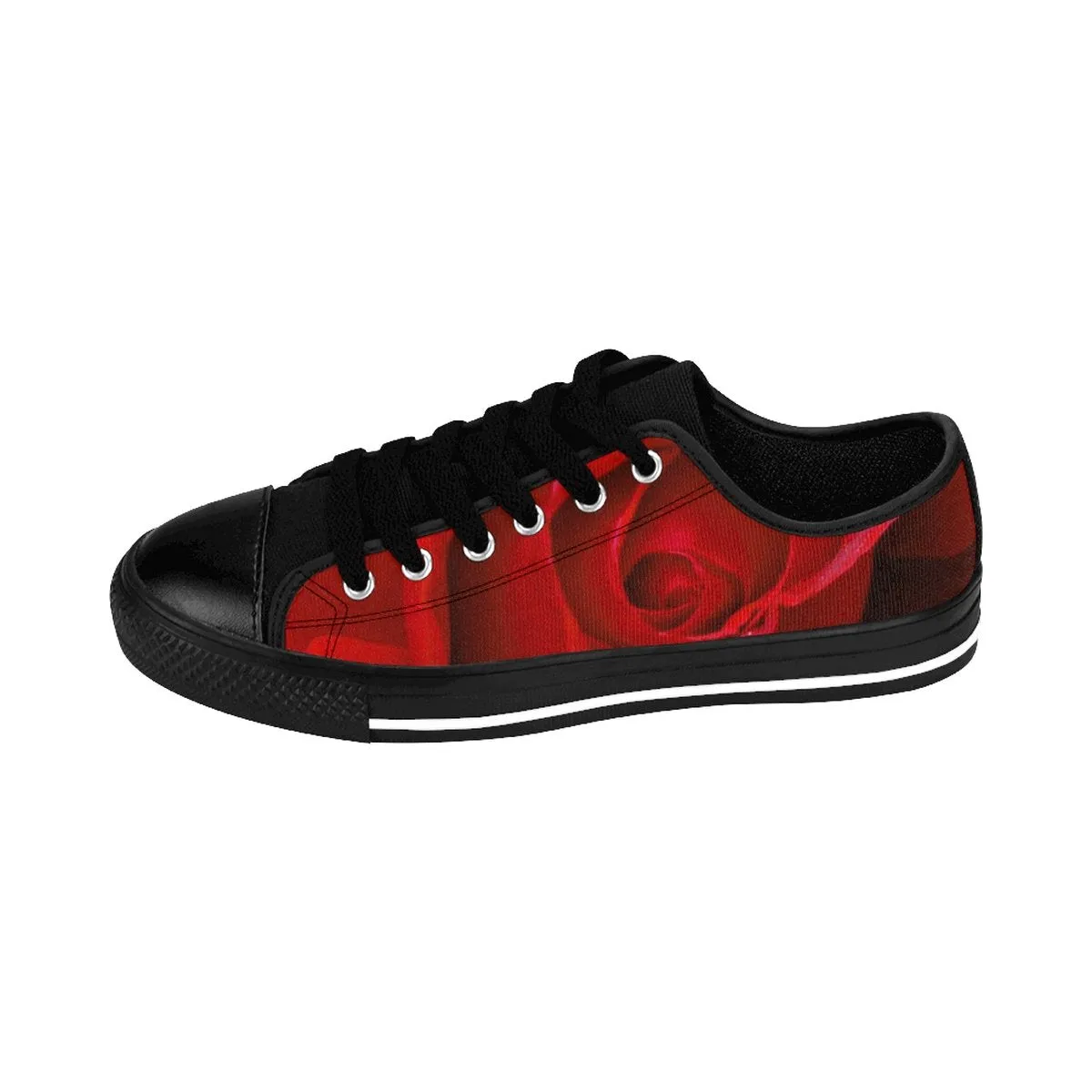 Beautiful Red Rose Women's Sneakers