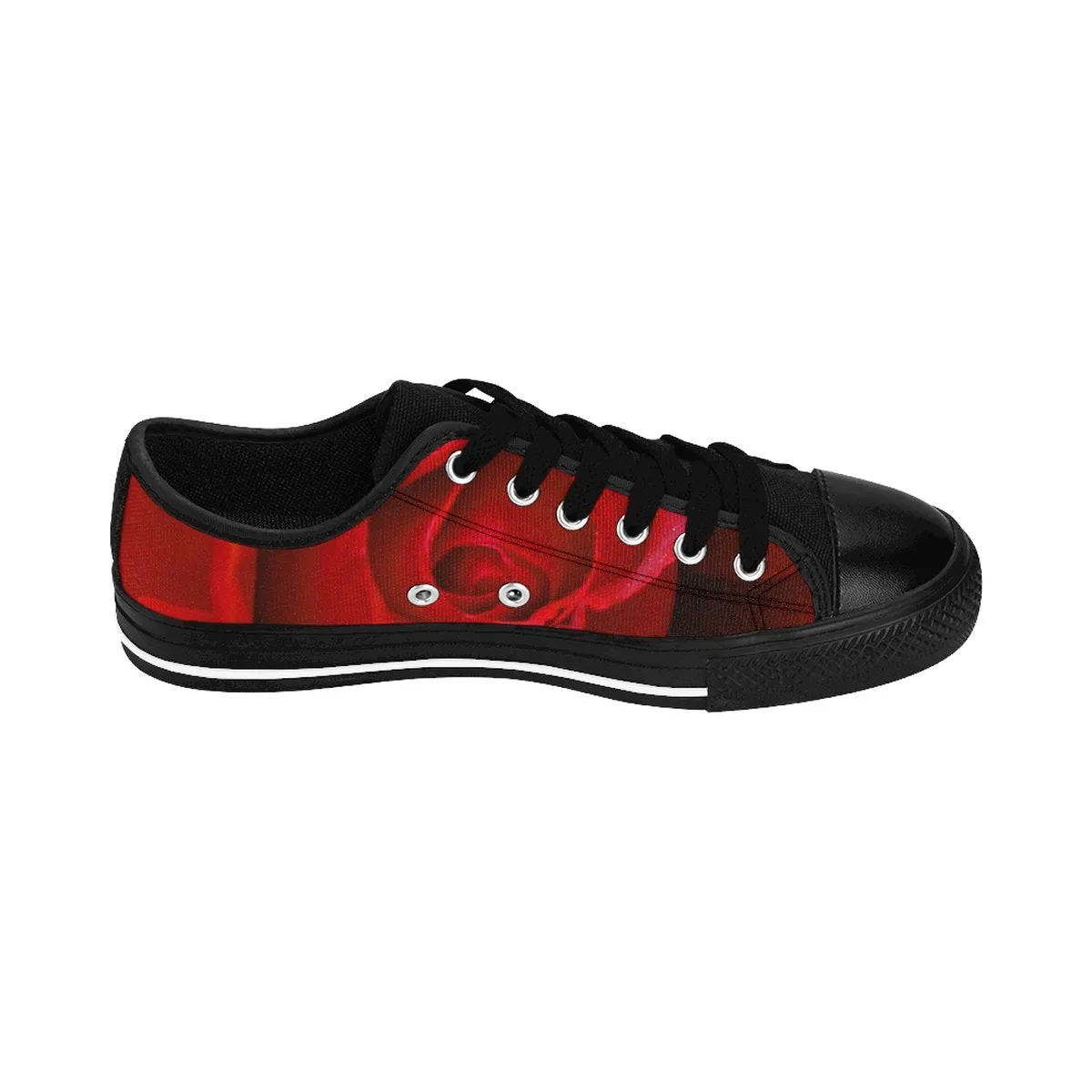 Beautiful Red Rose Women's Sneakers