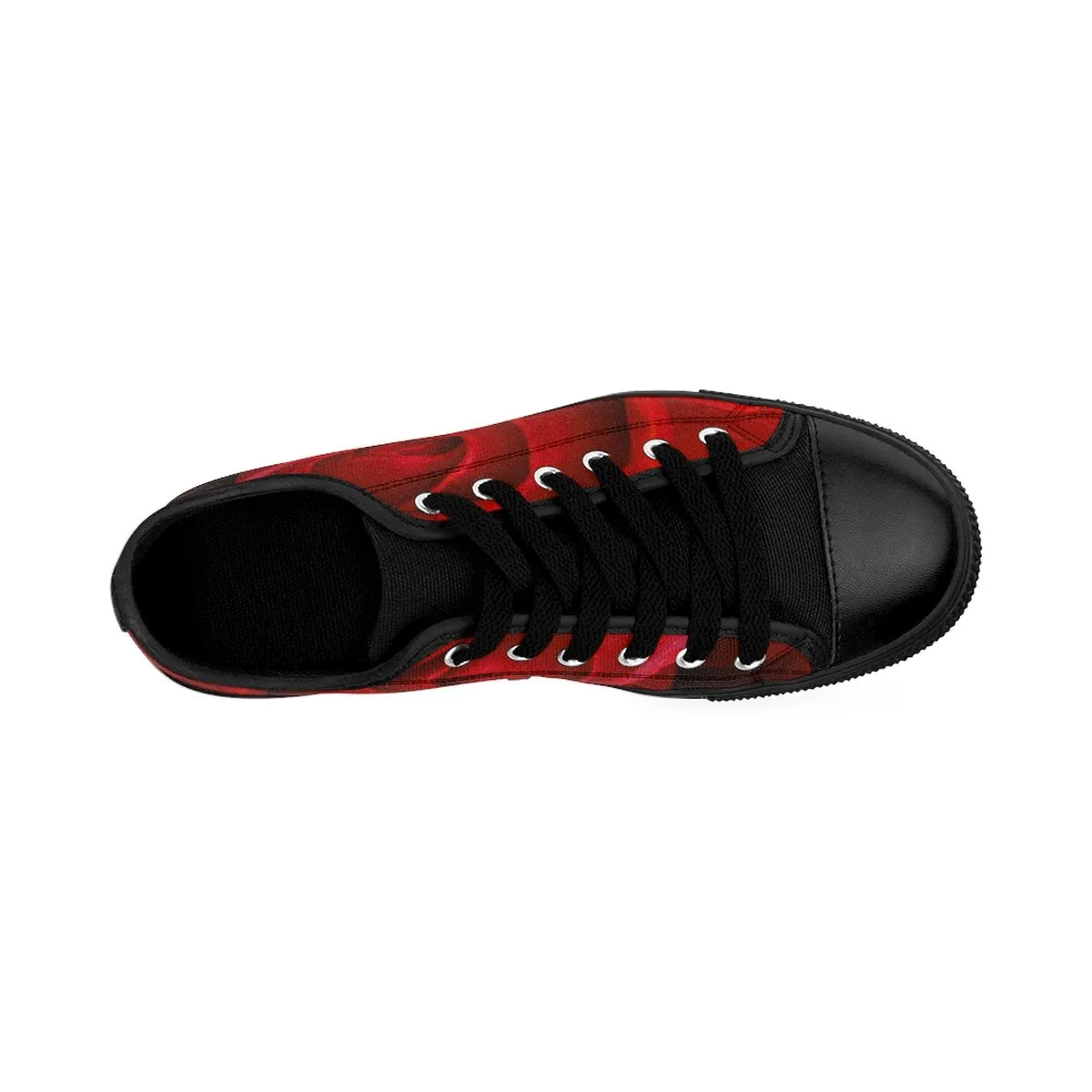 Beautiful Red Rose Women's Sneakers