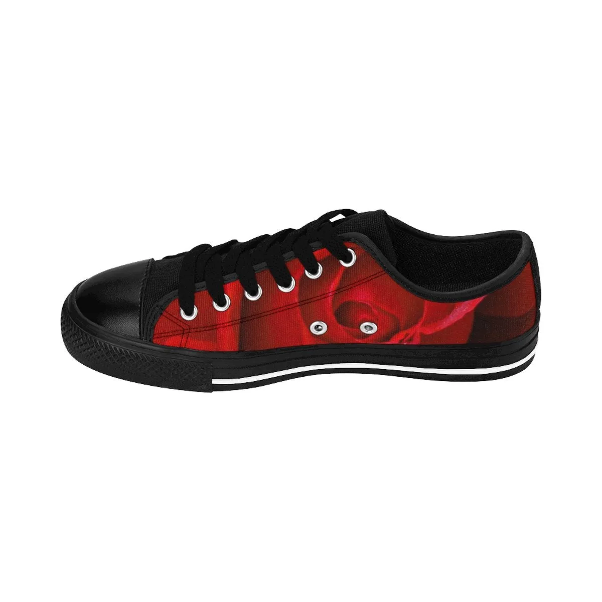 Beautiful Red Rose Women's Sneakers
