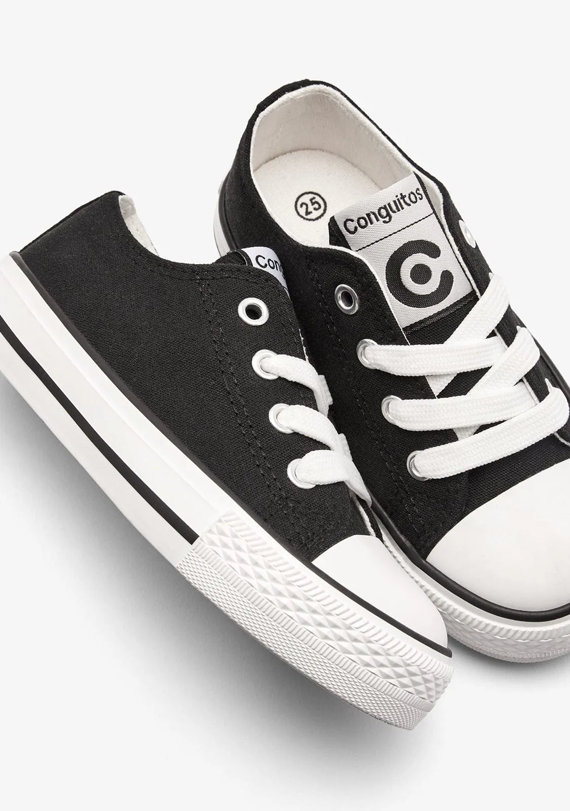 Black Classic Canvas Sneakers