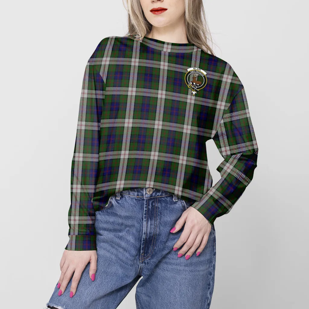 Blair Dress Tartan Sweatshirt with Family Crest