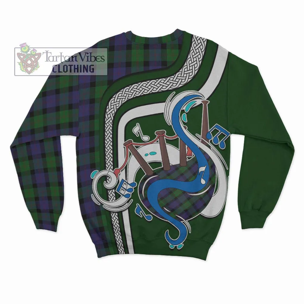 Blair Tartan Sweatshirt with Epic Bagpipe Style