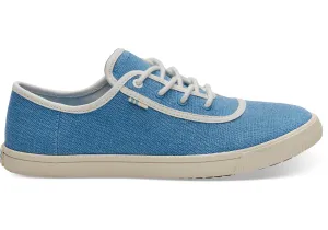 Bliss Blue Heritage Canvas Women's Carmel Sneakers