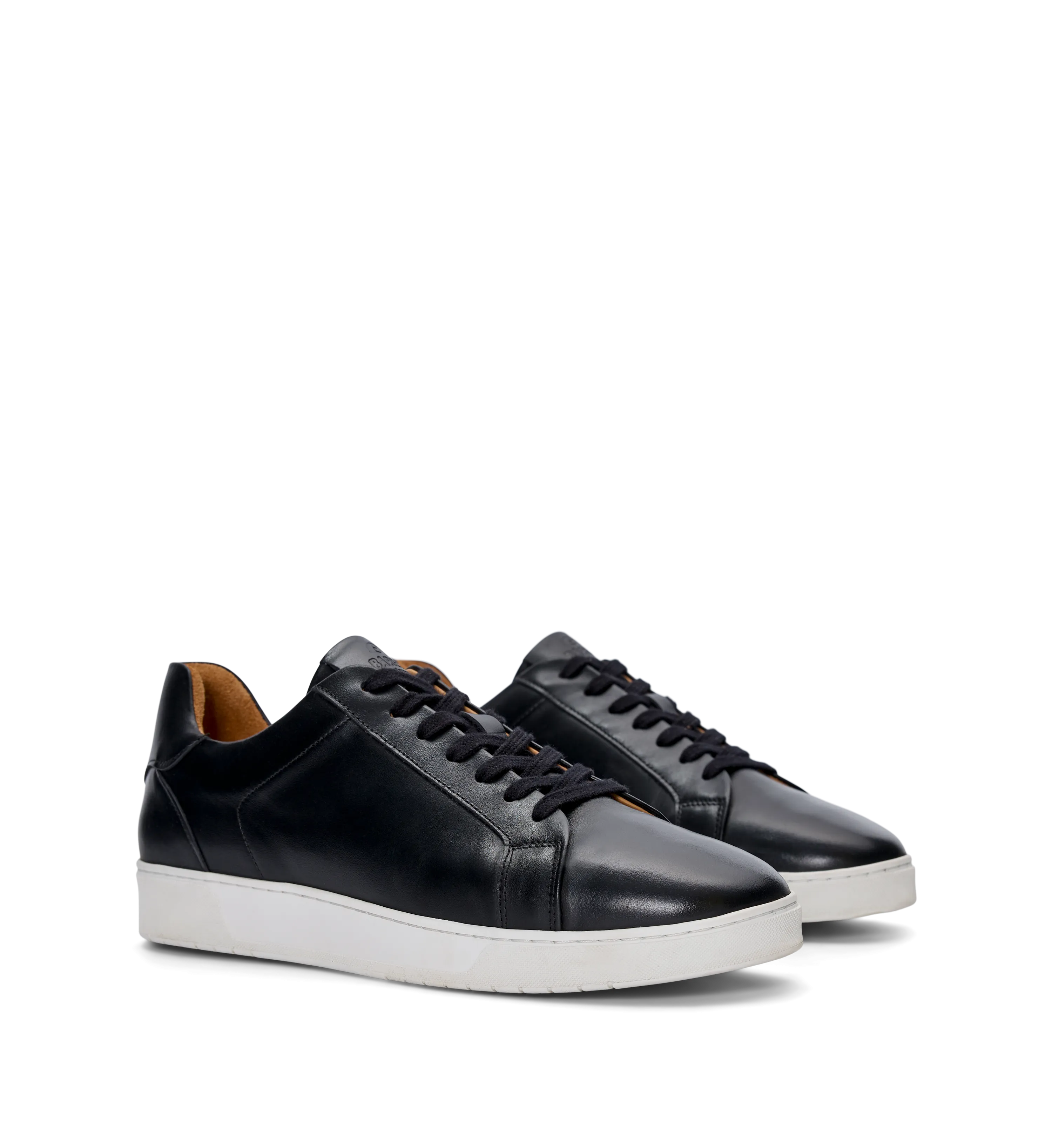 Bohrium Black Leather Sneakers