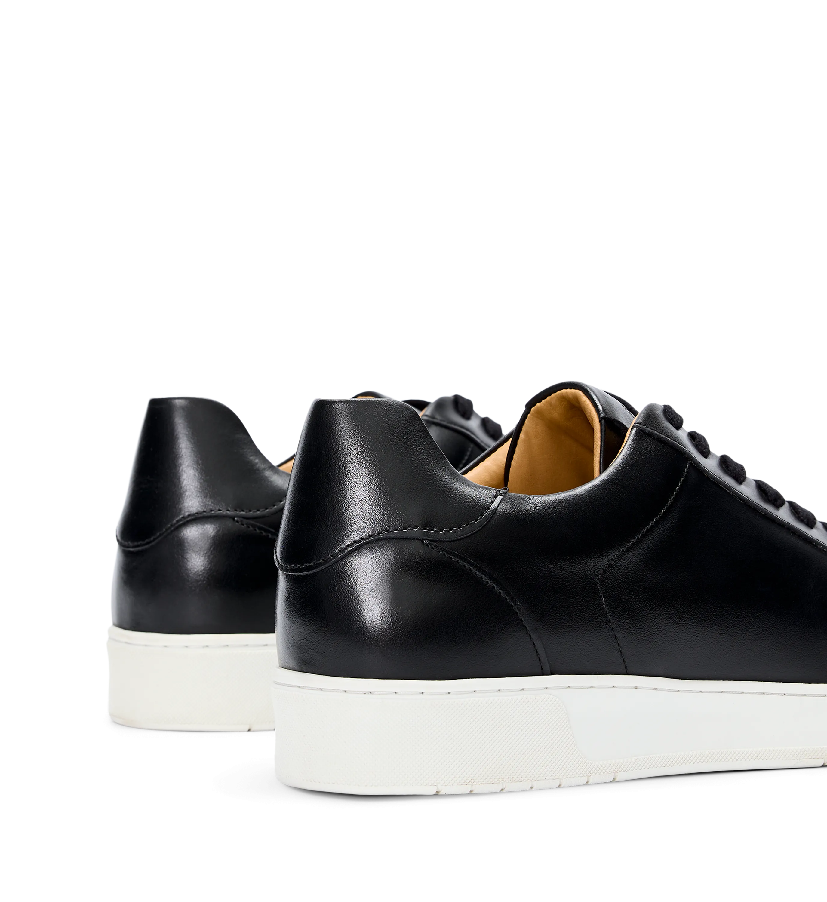 Bohrium Black Leather Sneakers