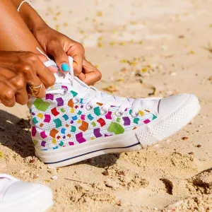 Books Canvas High Top Shoes