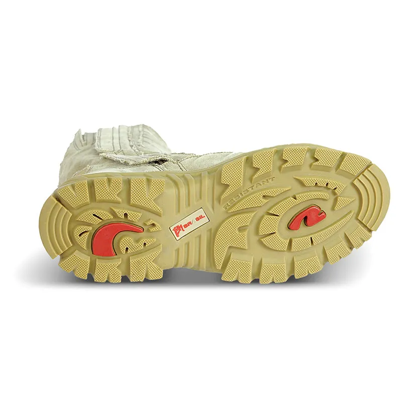 Boots Tactical Military Desert Recycled Canvas Commanderguard