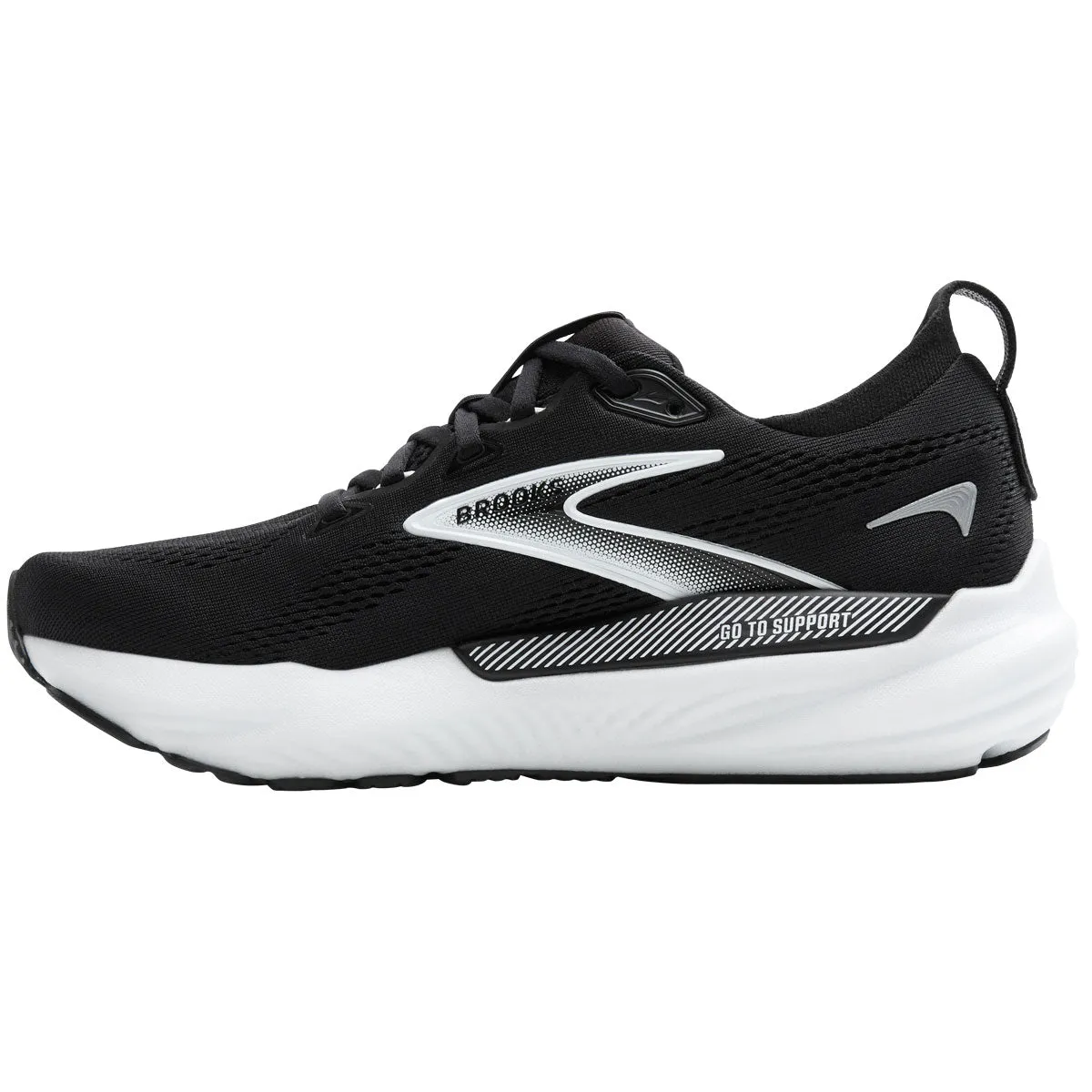 Brooks Glycerin GTS 22 Running Shoes - Womens - Black/Grey/White