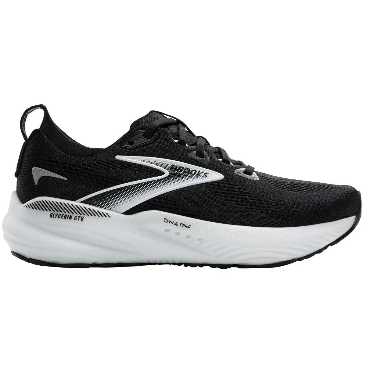 Brooks Glycerin GTS 22 Running Shoes - Womens - Black/Grey/White