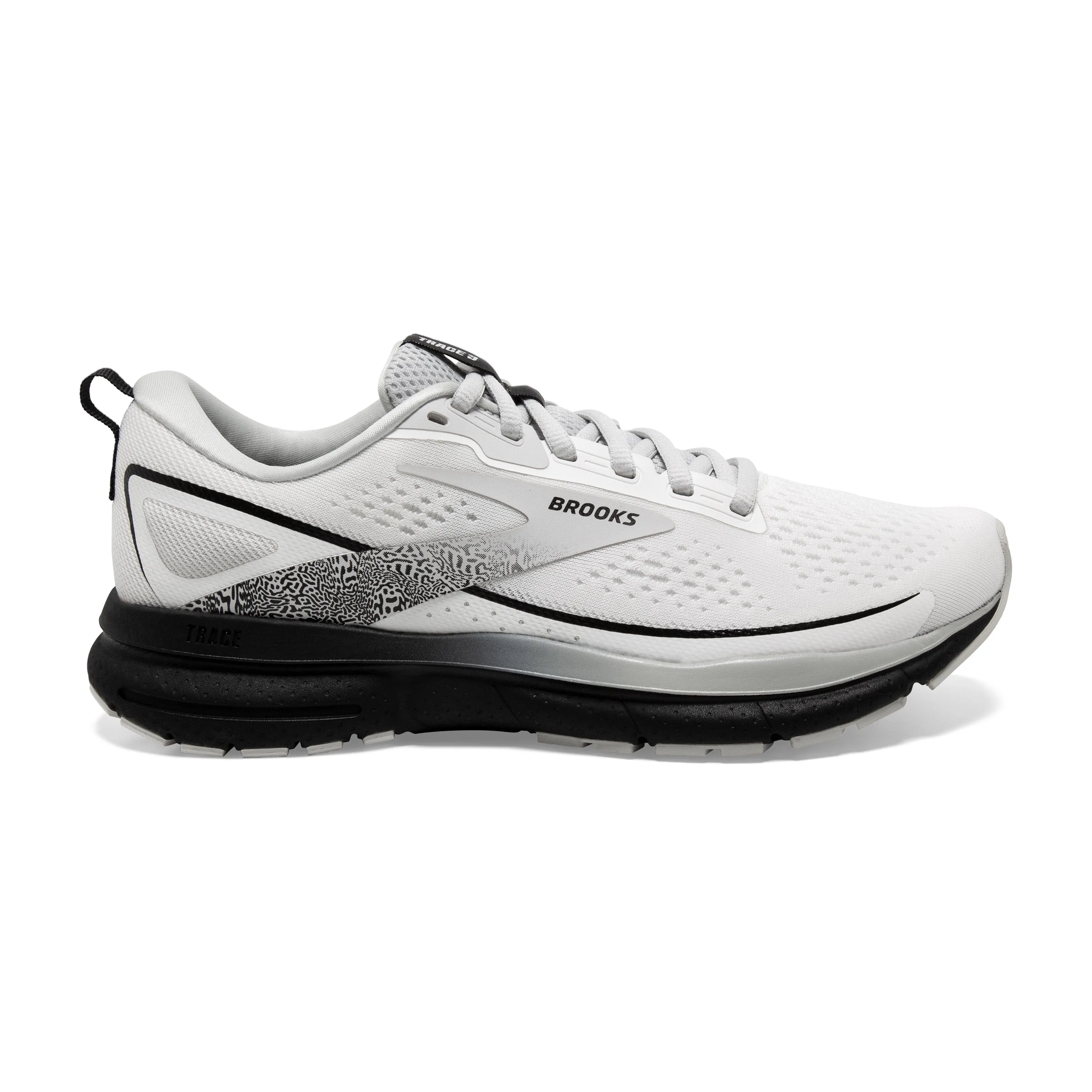 Brooks Trace 3 Wide Women’s Road Runners - White/Oyster/Black