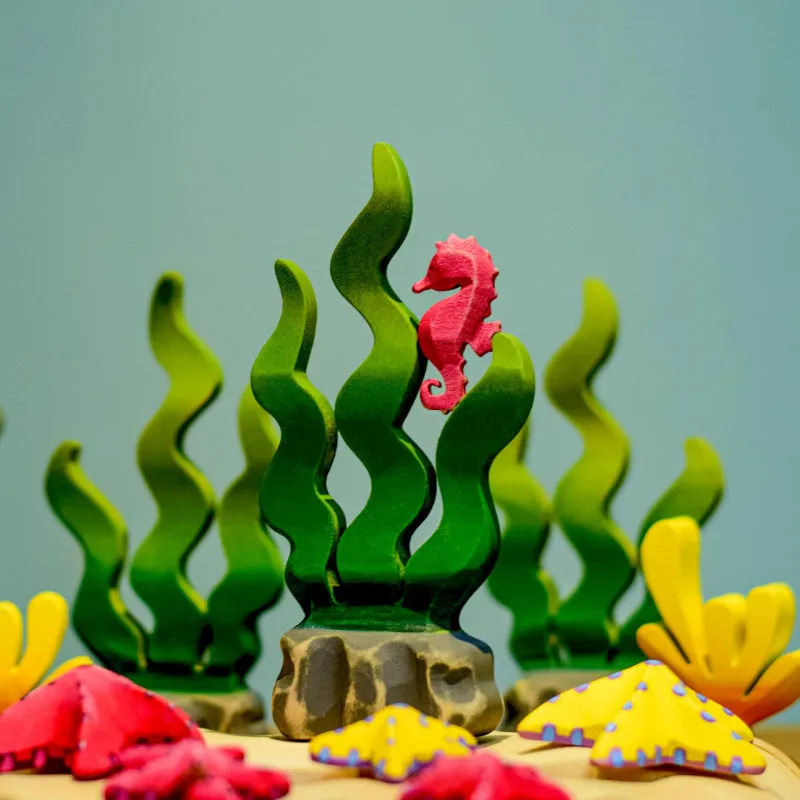 Bumbu Wooden Animal Ocean | Seahorse