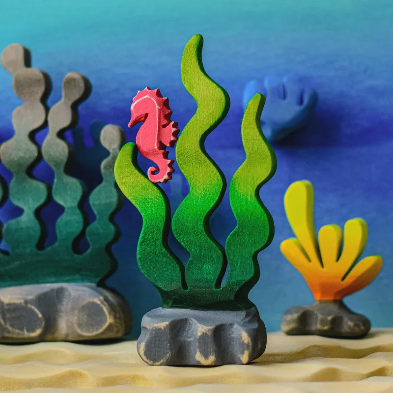 Bumbu Wooden Animal Ocean | Seahorse
