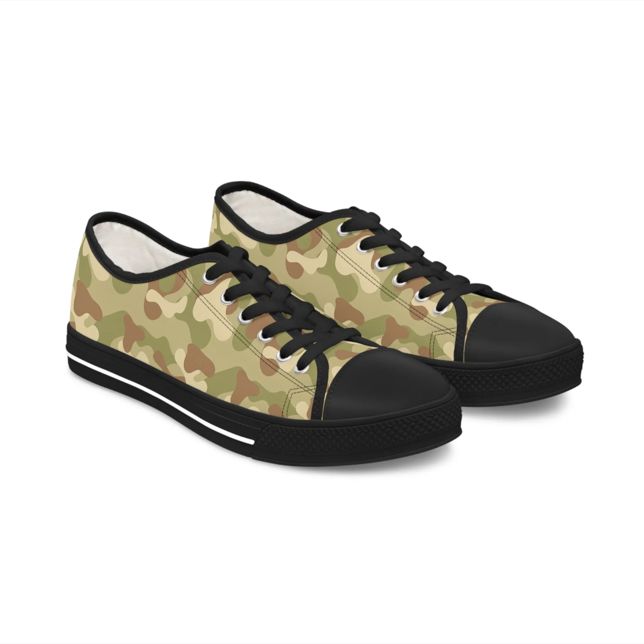 Camo no 8 Women's Low Top Sneakers
