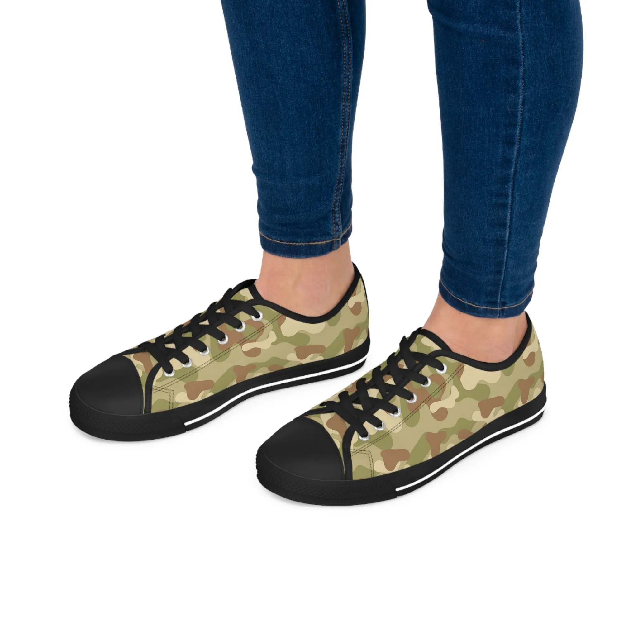 Camo no 8 Women's Low Top Sneakers
