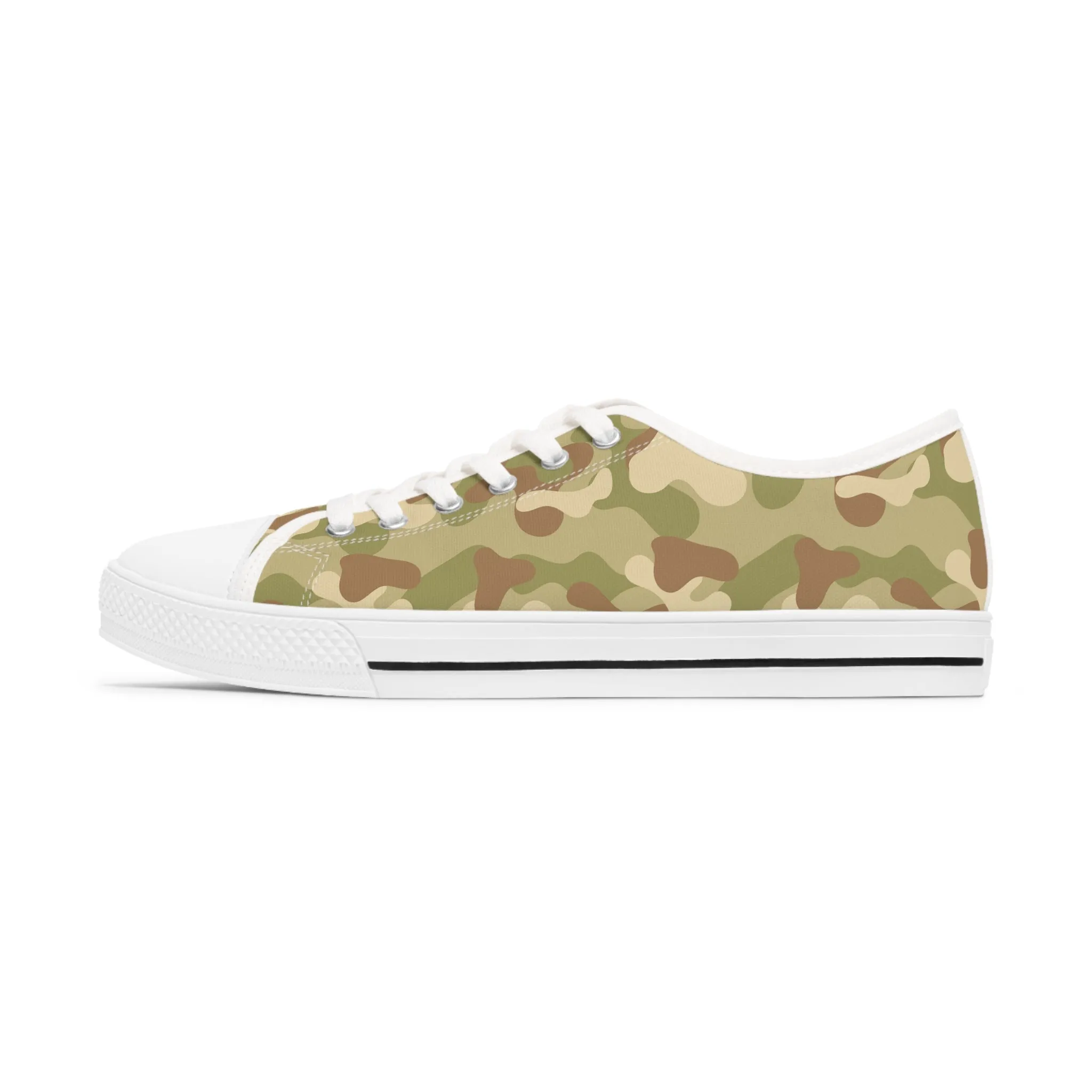 Camo no 8 Women's Low Top Sneakers
