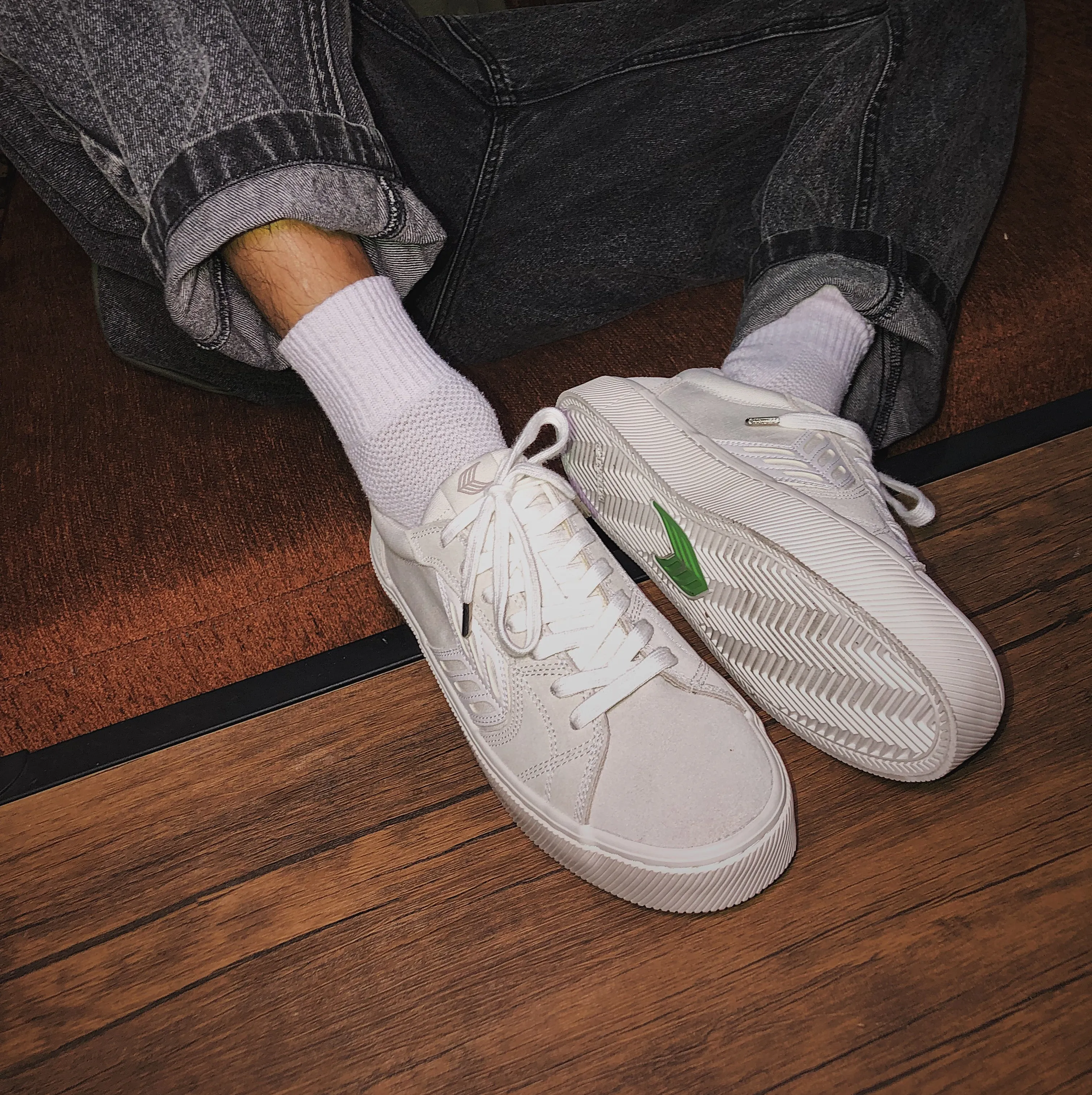 CARIUMA CATIBA PRO Vintage White Canvas/Off White Suede Womens Sneaker