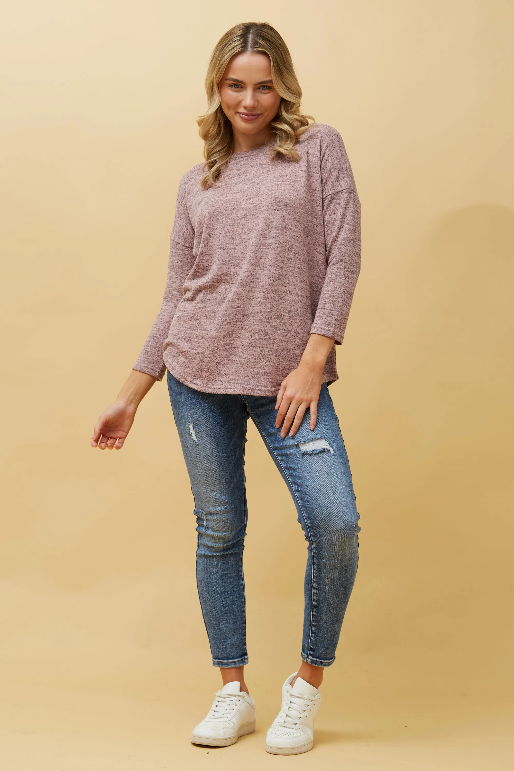 Caroline Morgan 3/4 Sleeve Top