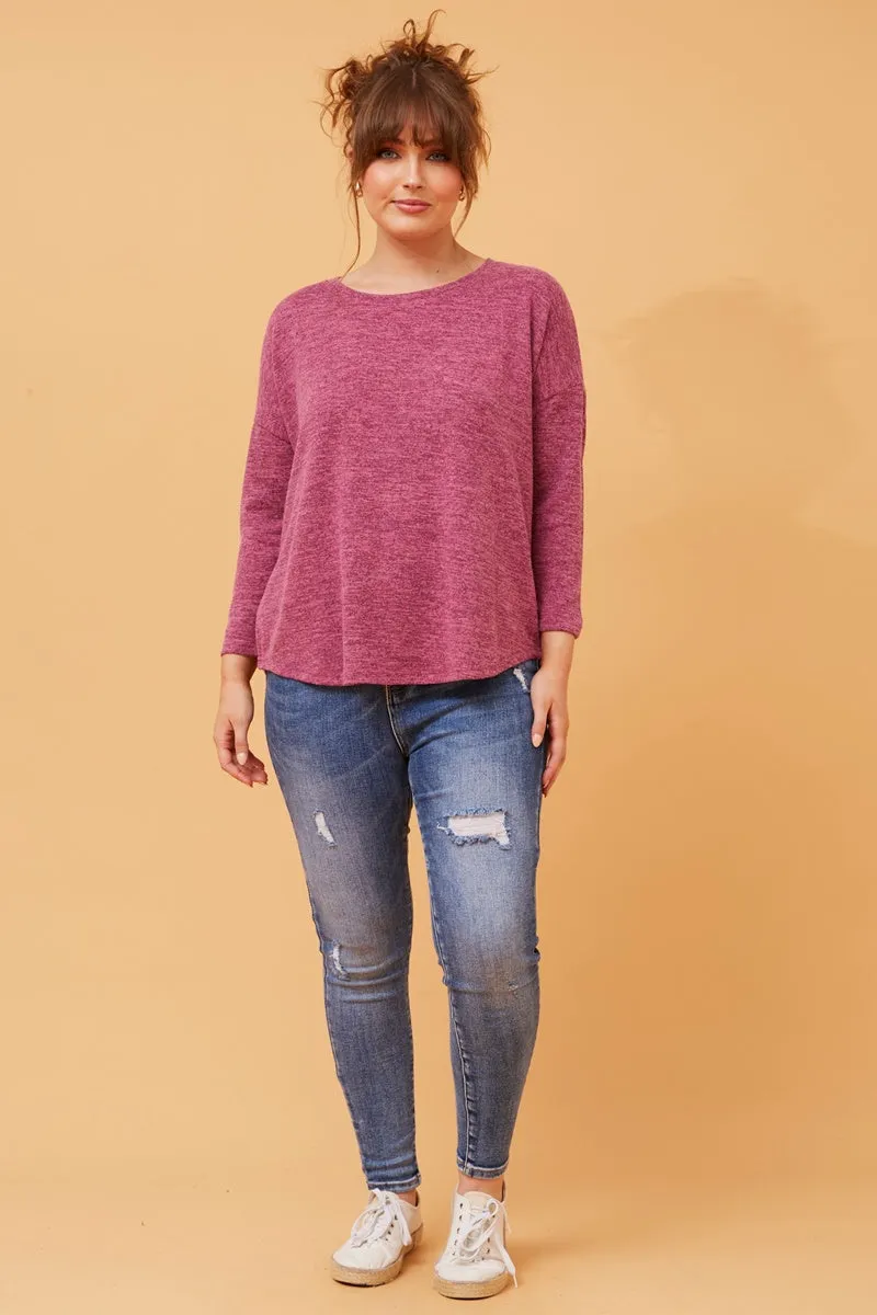 Caroline Morgan 3/4 Sleeve Top