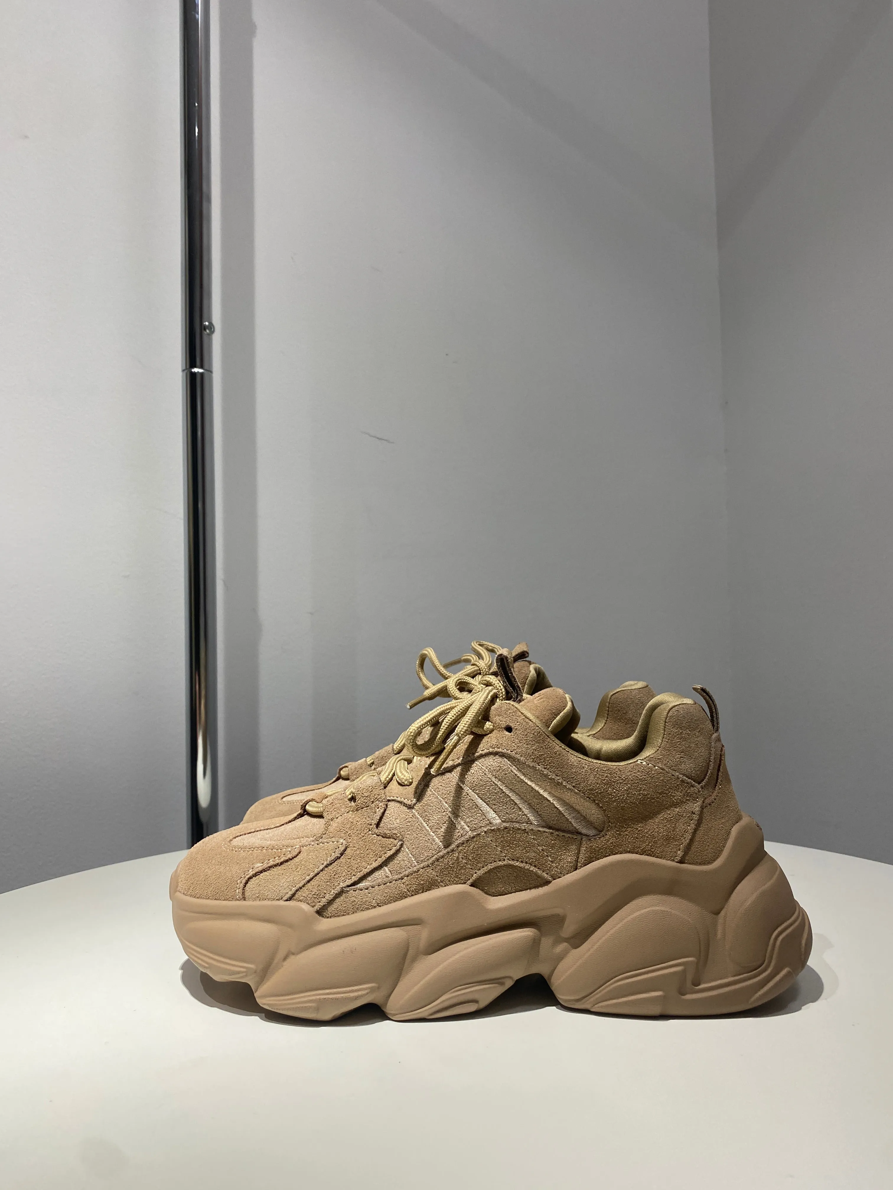 Chunky Sole Dad Shoes - Malt