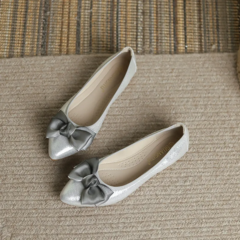 Cilool  Casual Comfort Dressy Flats For Wedding Bling Sparkly Bridal Shoes CF405
