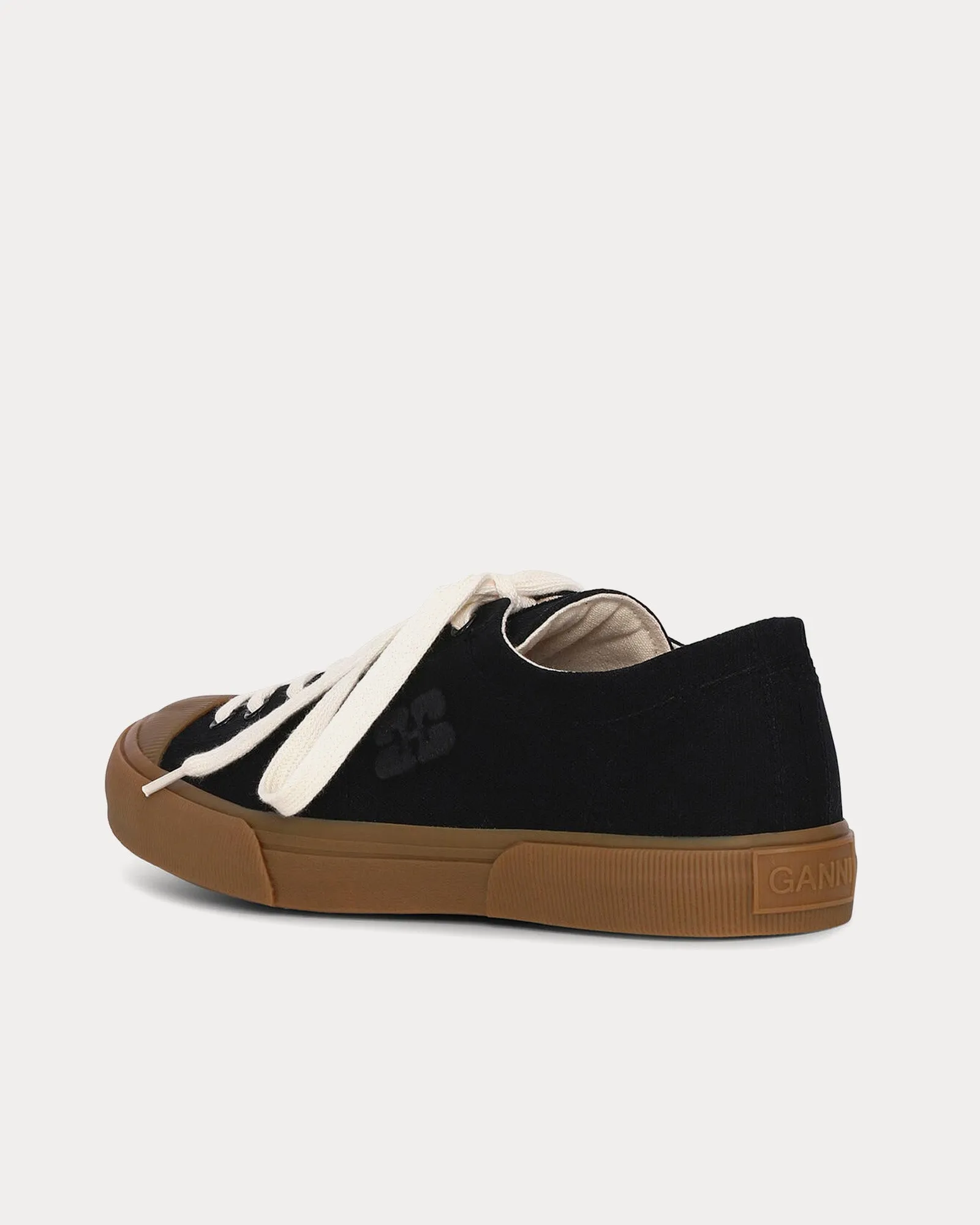 Classic Canvas Black Low Top Sneakers